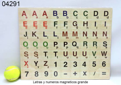 Imagen de LETRAS Y NUMEROS MAGNETICOS GRANDE 3.24